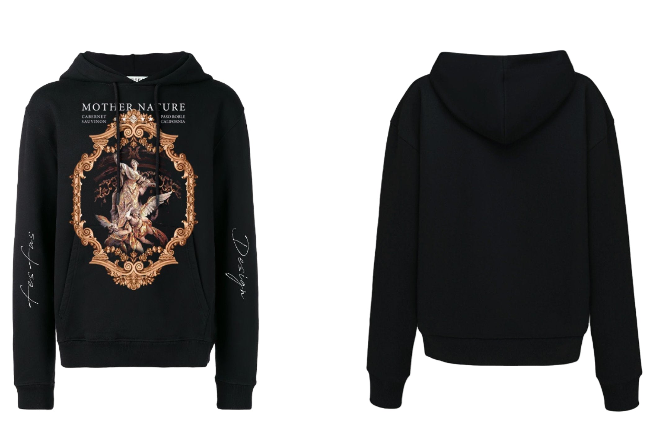 Áo hoodie FesFas in hình Mẹ Thiên Nhiên