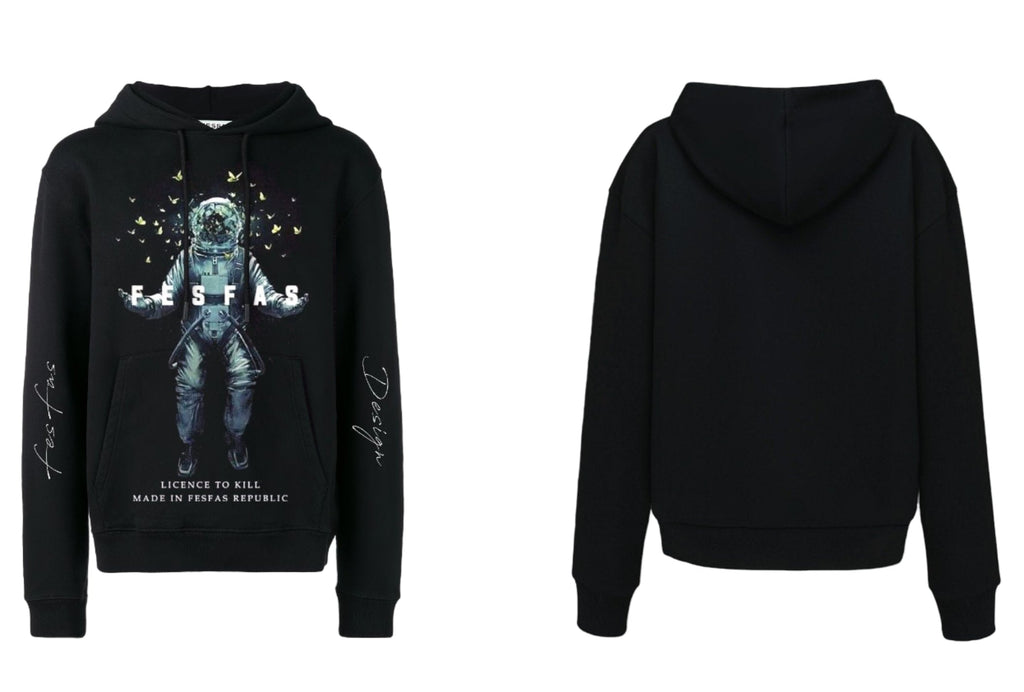 Áo hoodie FesFas in hình phi hành gia