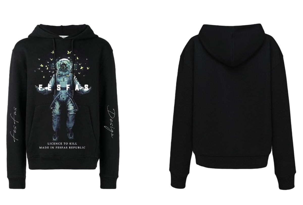 Áo hoodie FesFas in hình phi hành gia