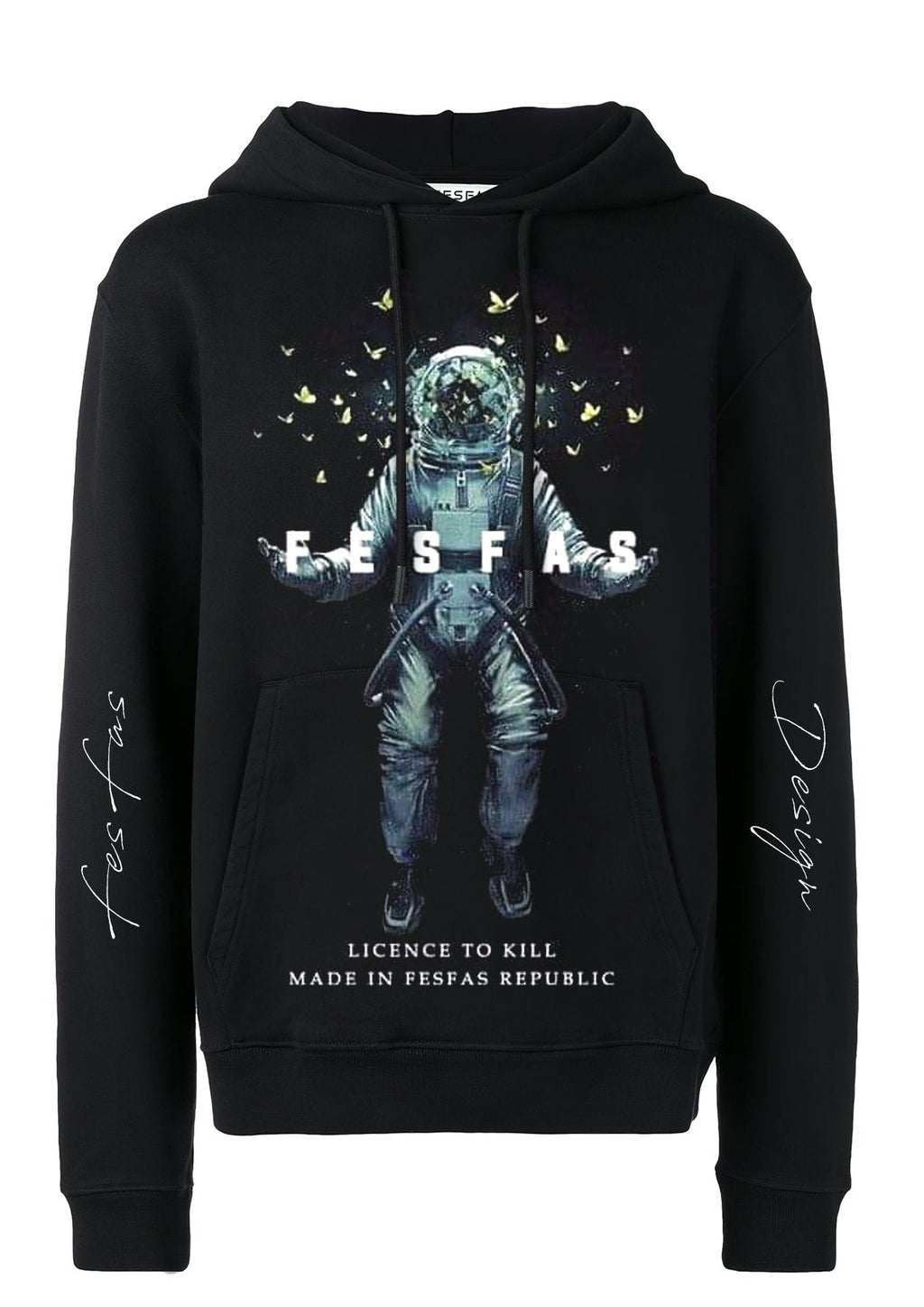 Áo hoodie FesFas in hình phi hành gia