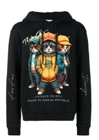 Áo hoodie FesFas in hình biệt đội mèo