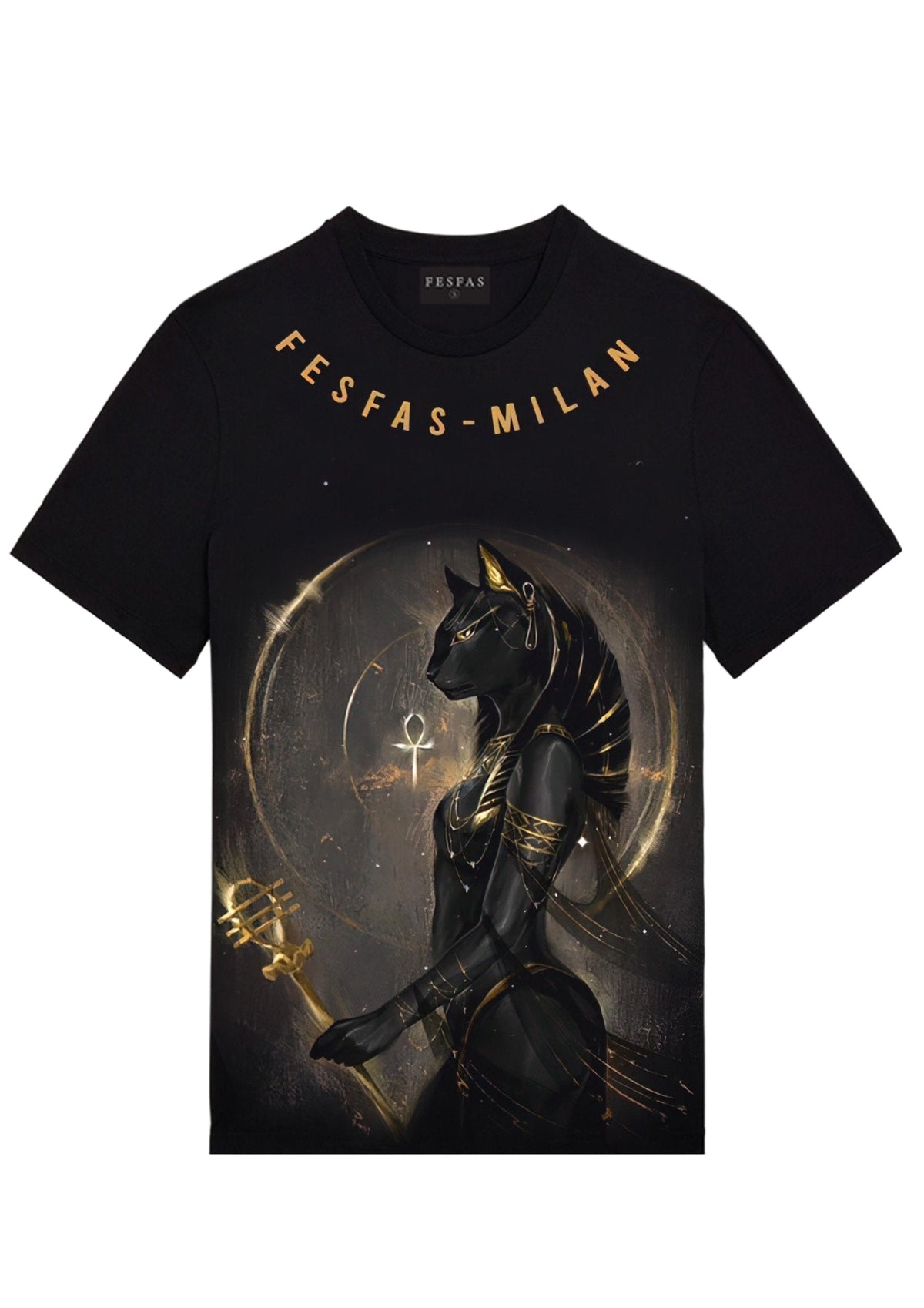 Áo thun FesFas in hình anubis