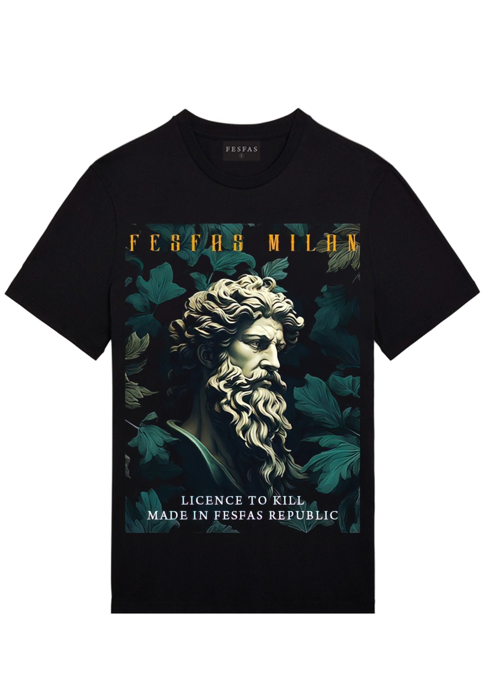 Áo thun FesFas in hình poseidon