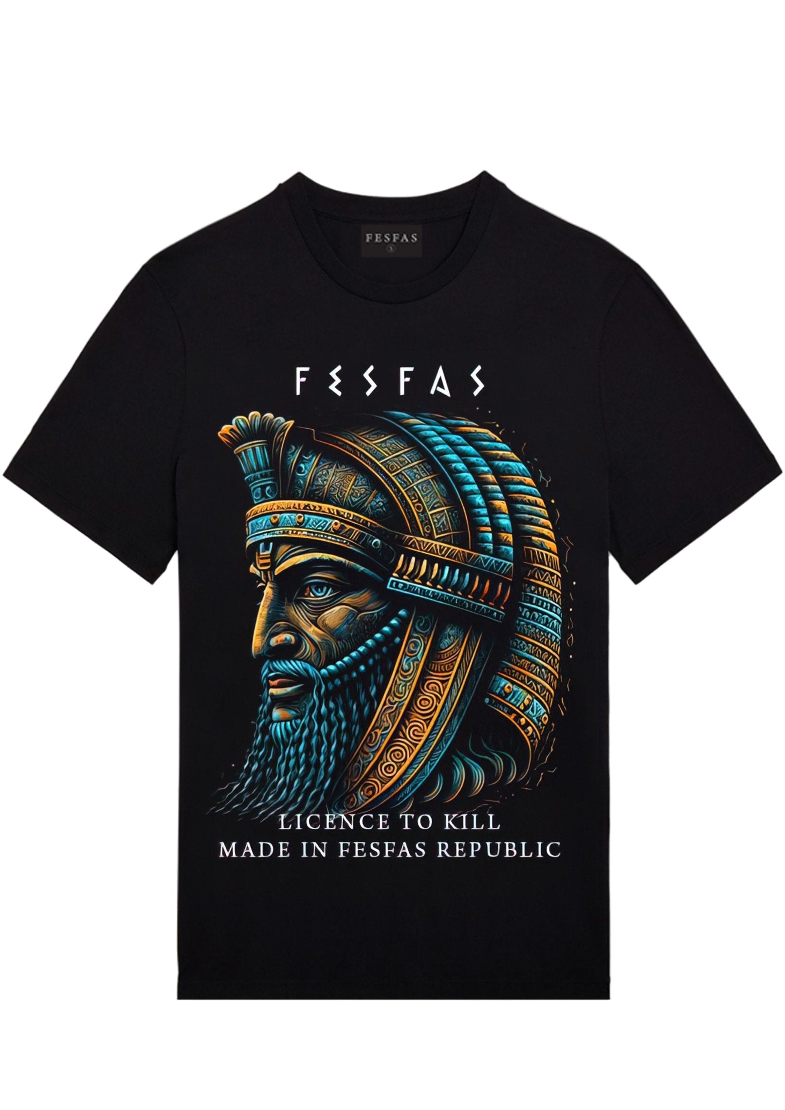 Áo thun FesFas in hình egypt
