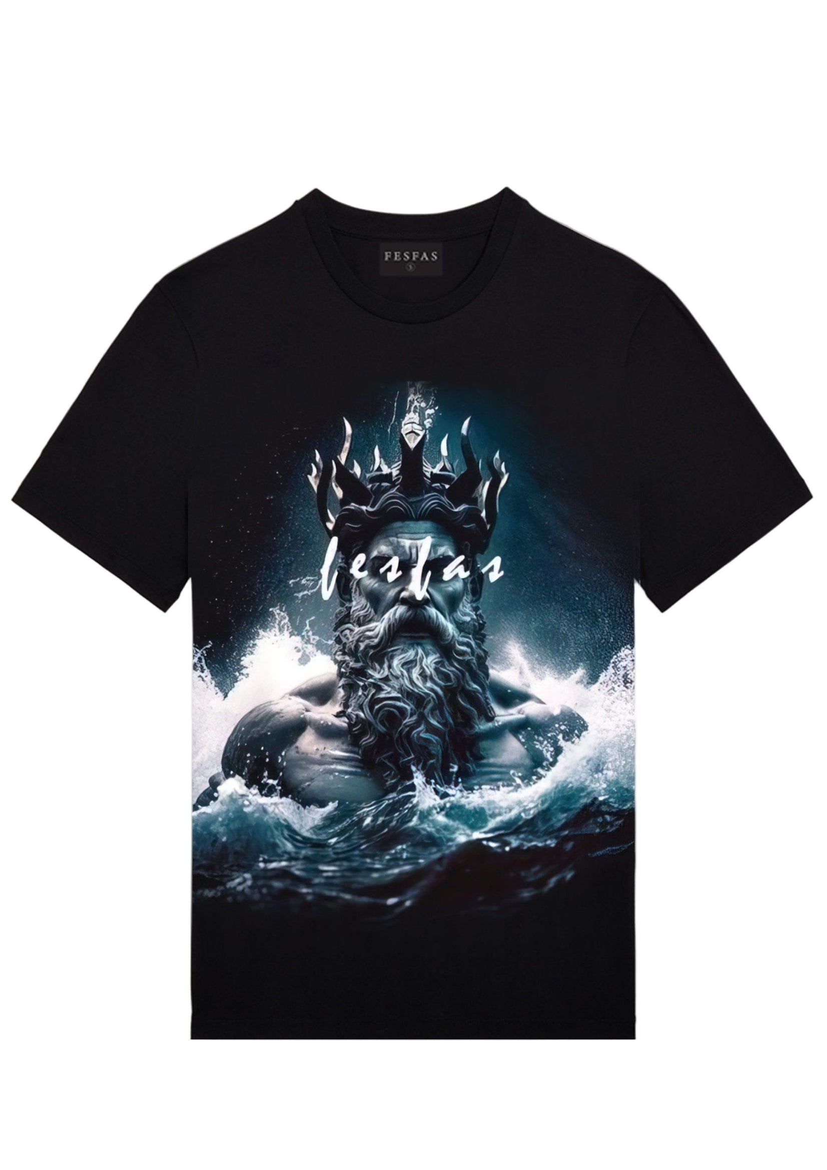 Áo thun FesFas in hình poseidon