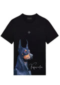 Áo thun FesFas in hình chó Doberman
