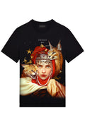 FesFas mongolian girl-print | Áo Thun | Nam | Màu Đen