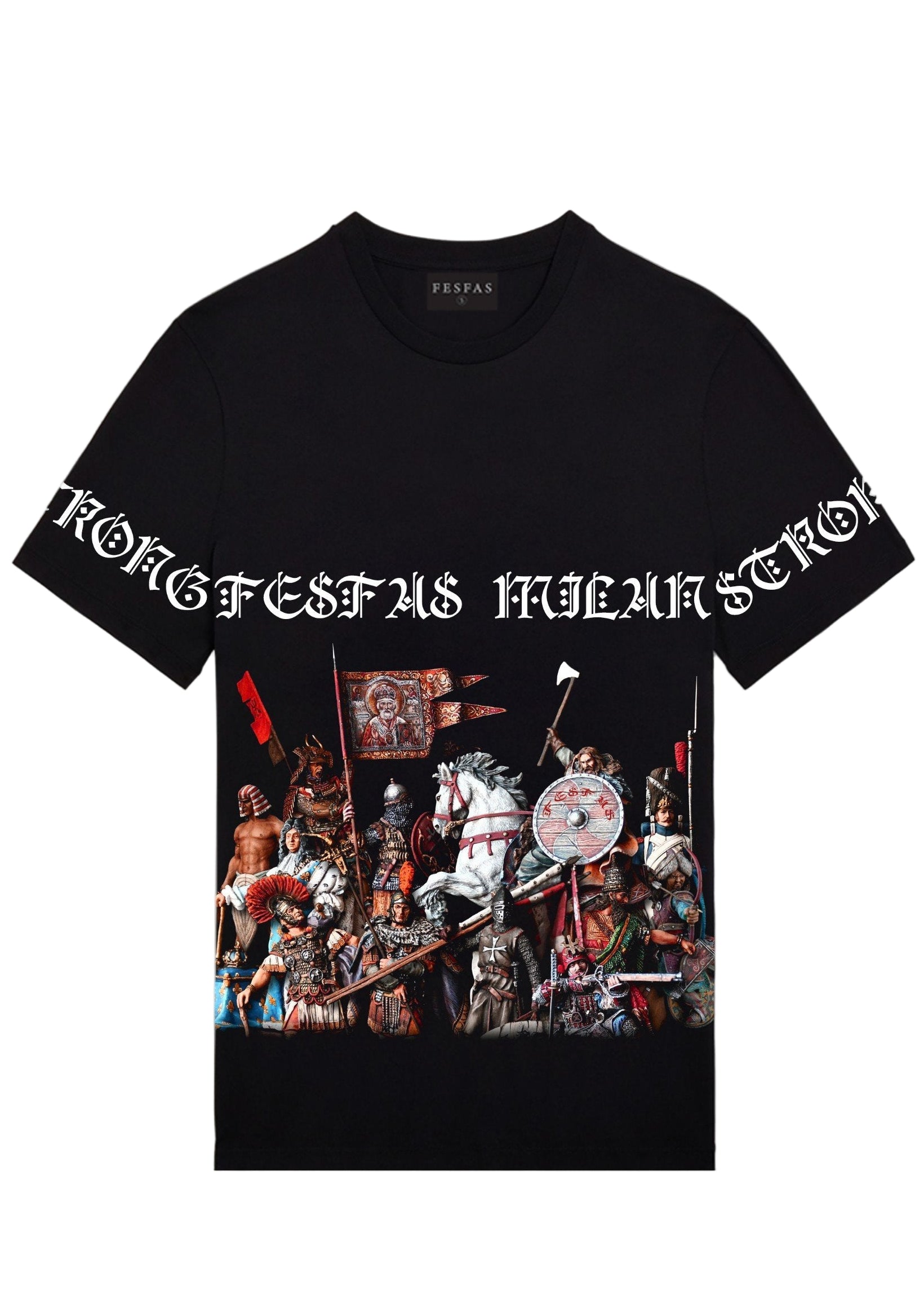 Áo thun FesFas in hình knights
