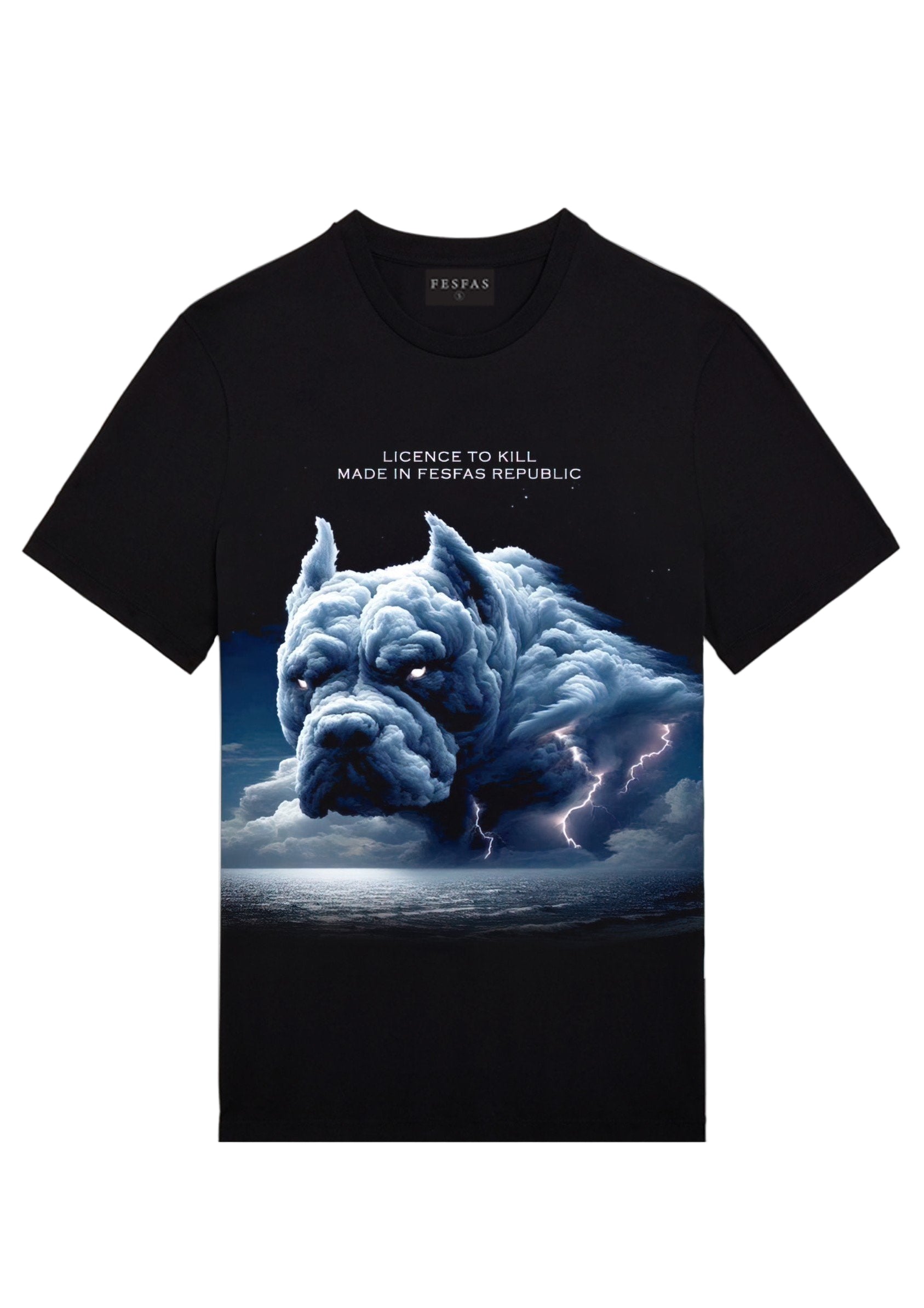 Áo thun FesFas in hình chó bulldog