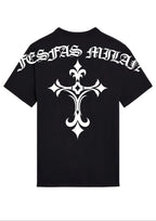FesFas Cross-print | Áo Thun | Nam | Màu Đen