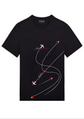 FesFas Airplane-print | Áo Thun | Nam | Màu Đen