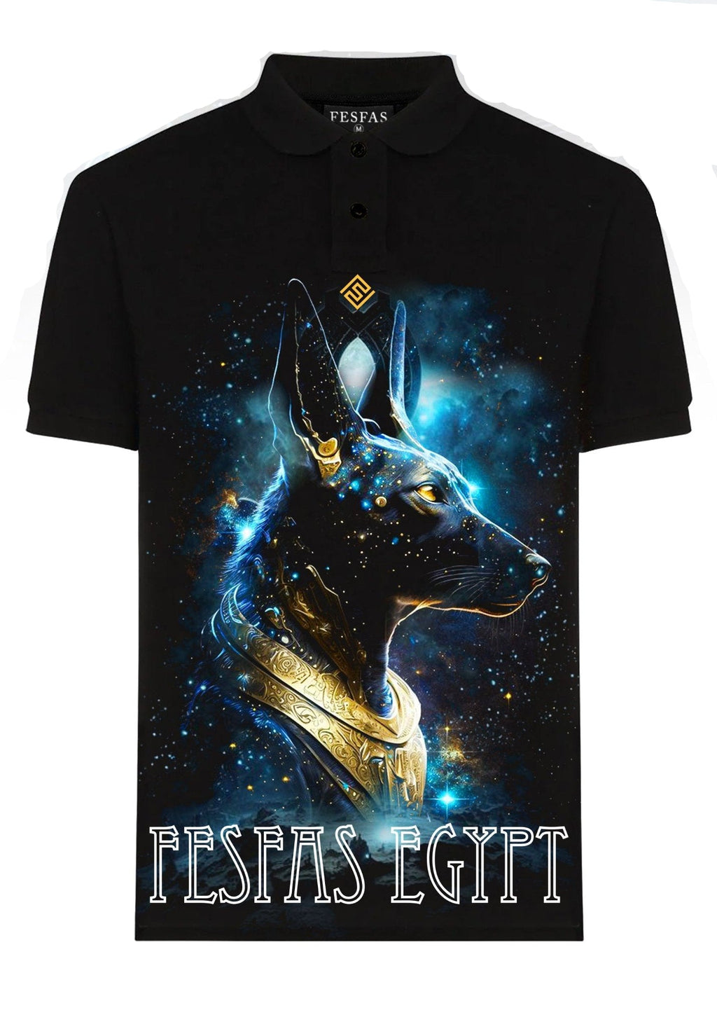 Áo polo FesFas in hình chó Doberman
