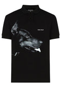 Áo polo FesFas in hình chó Doberman
