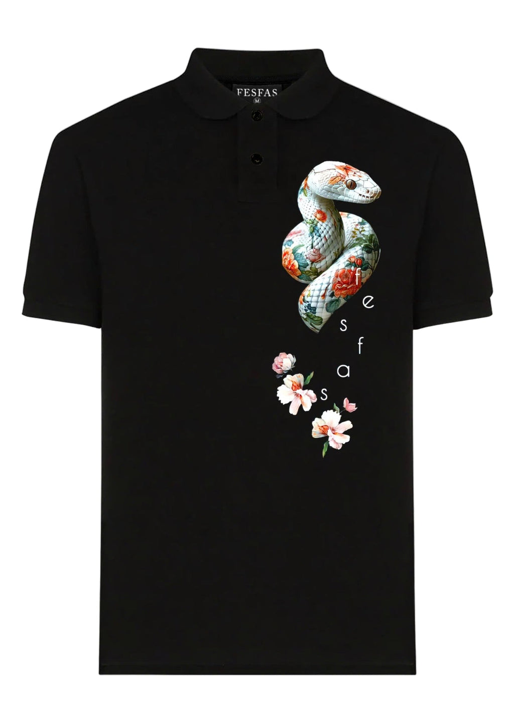 Áo polo FesFas in hình rắn