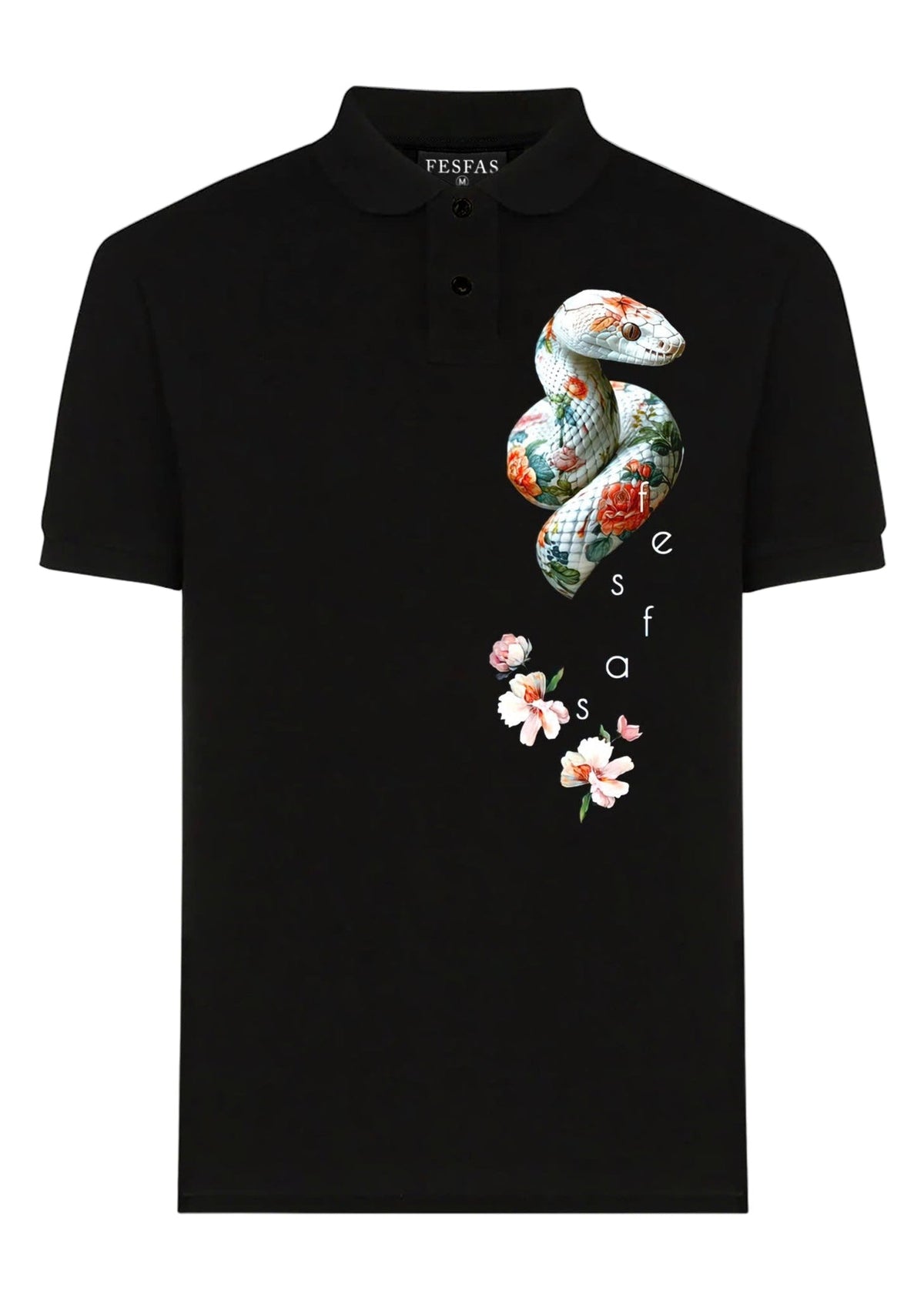 Áo polo FesFas in hình rắn
