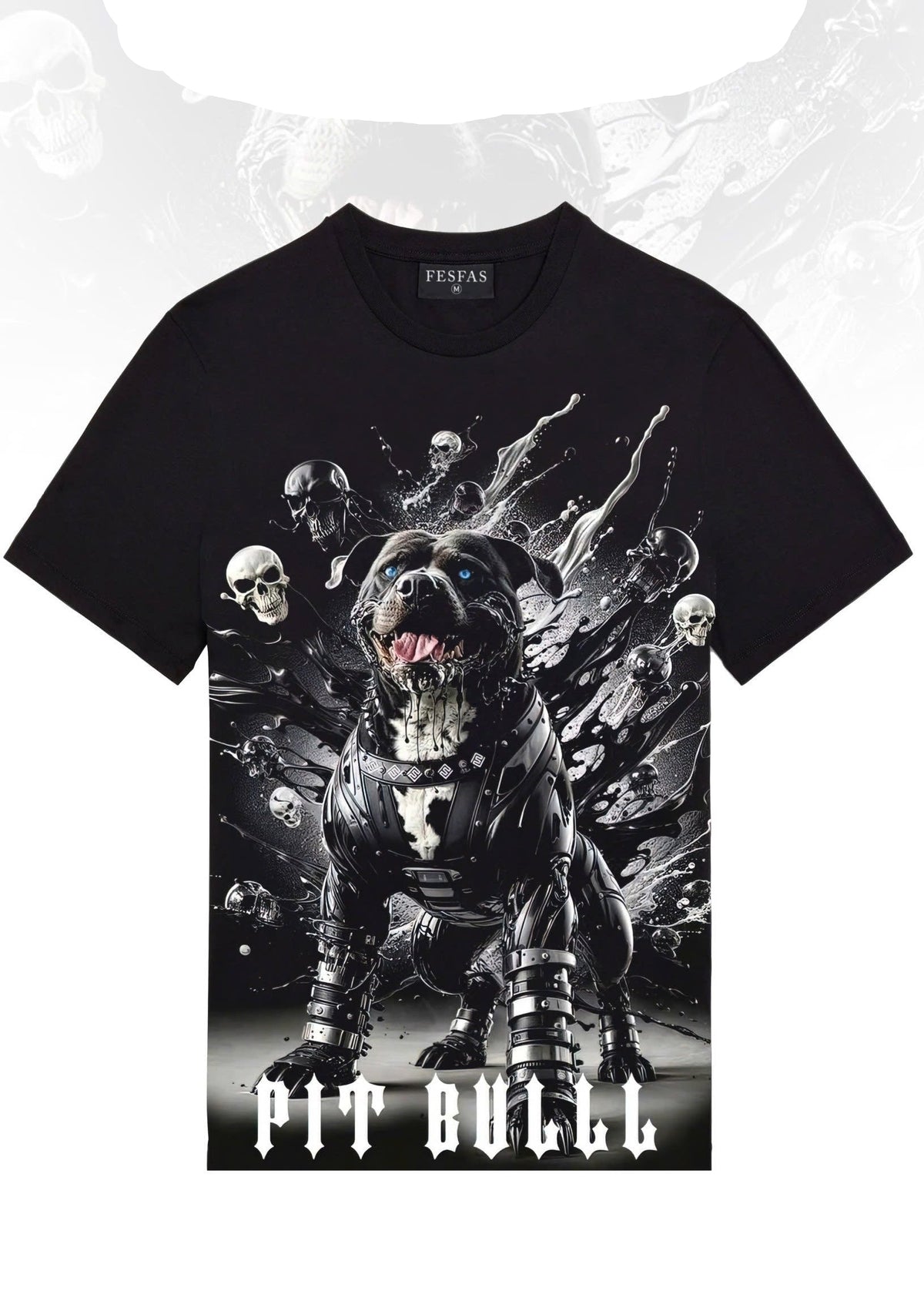 Áo thun FesFas in hình chó bulldog