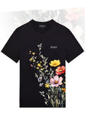 FesFas flowers-print | Áo Thun | Nam | Màu Đen