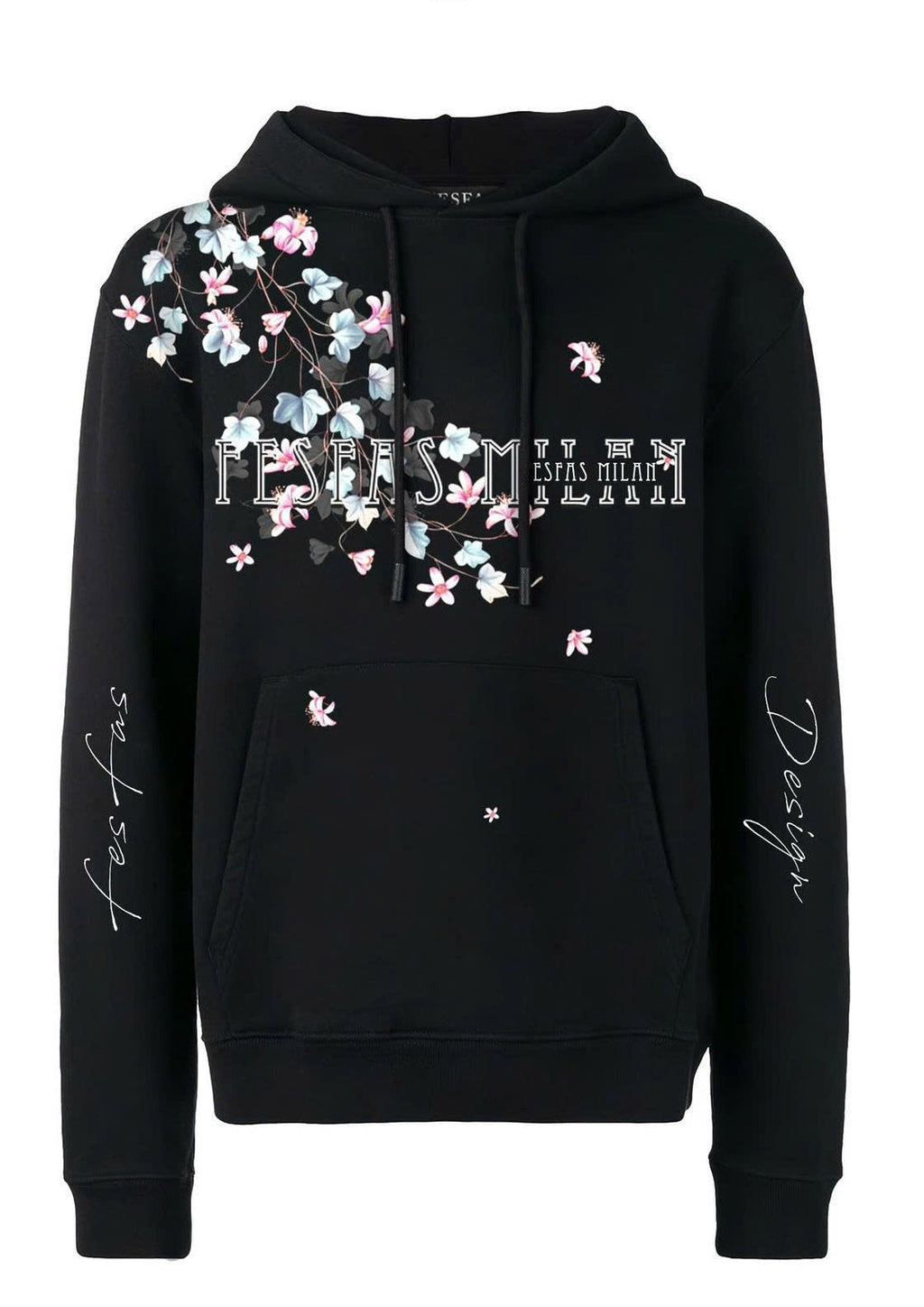 Áo hoodie FesFas in hình hoa
