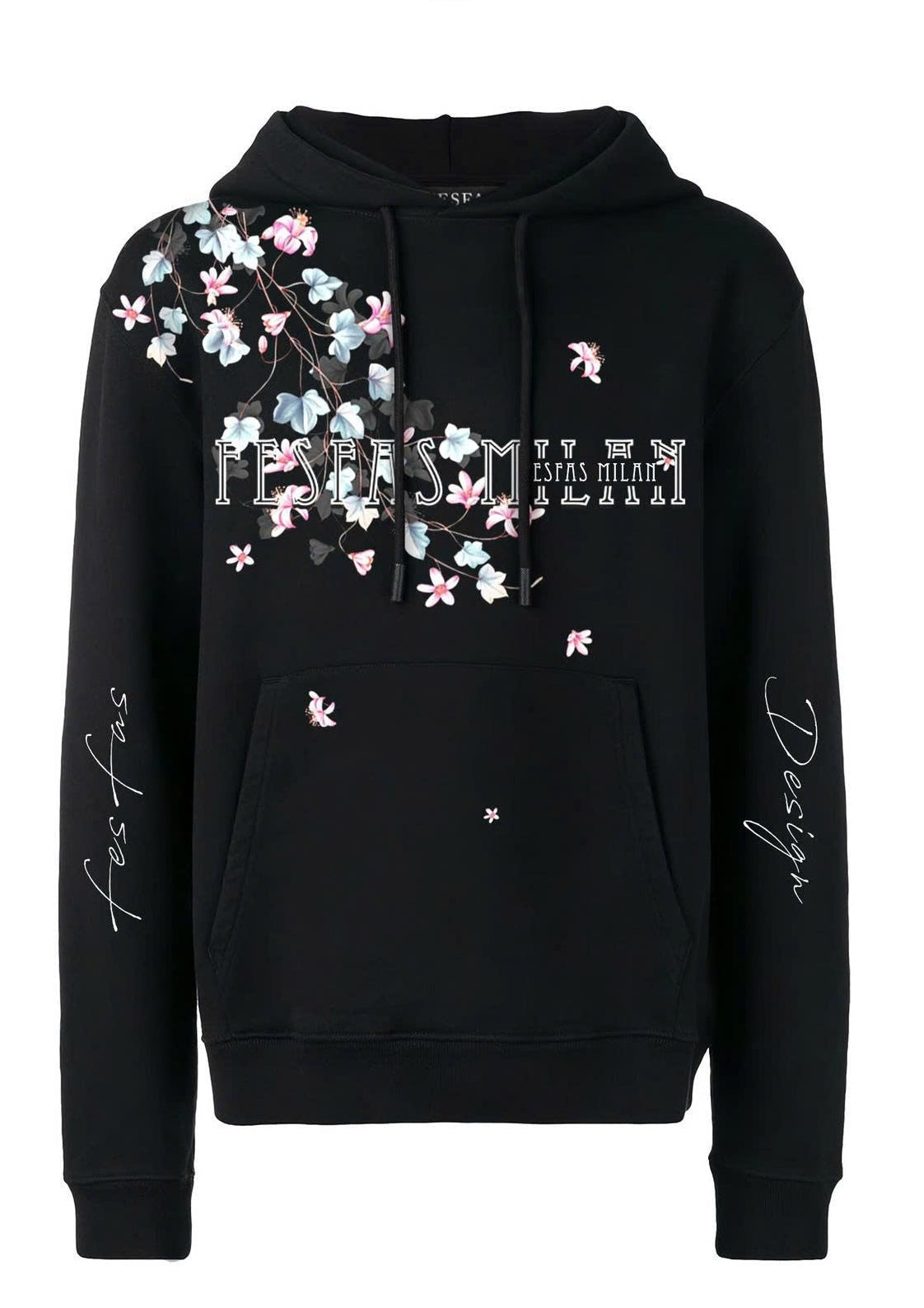 Áo hoodie FesFas in hình hoa