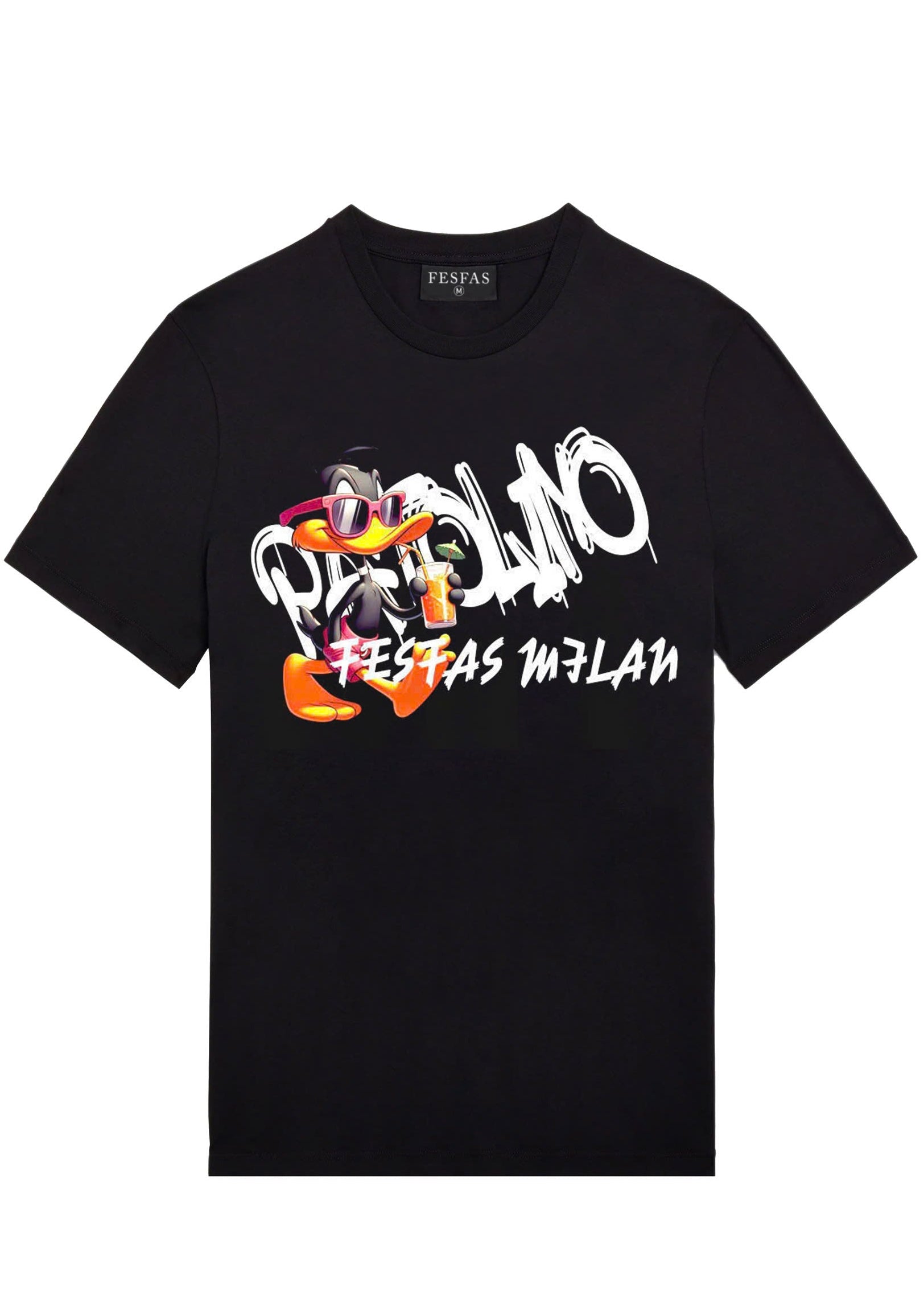 FesFas duck-print | Áo Thun | Nam | Màu Đen