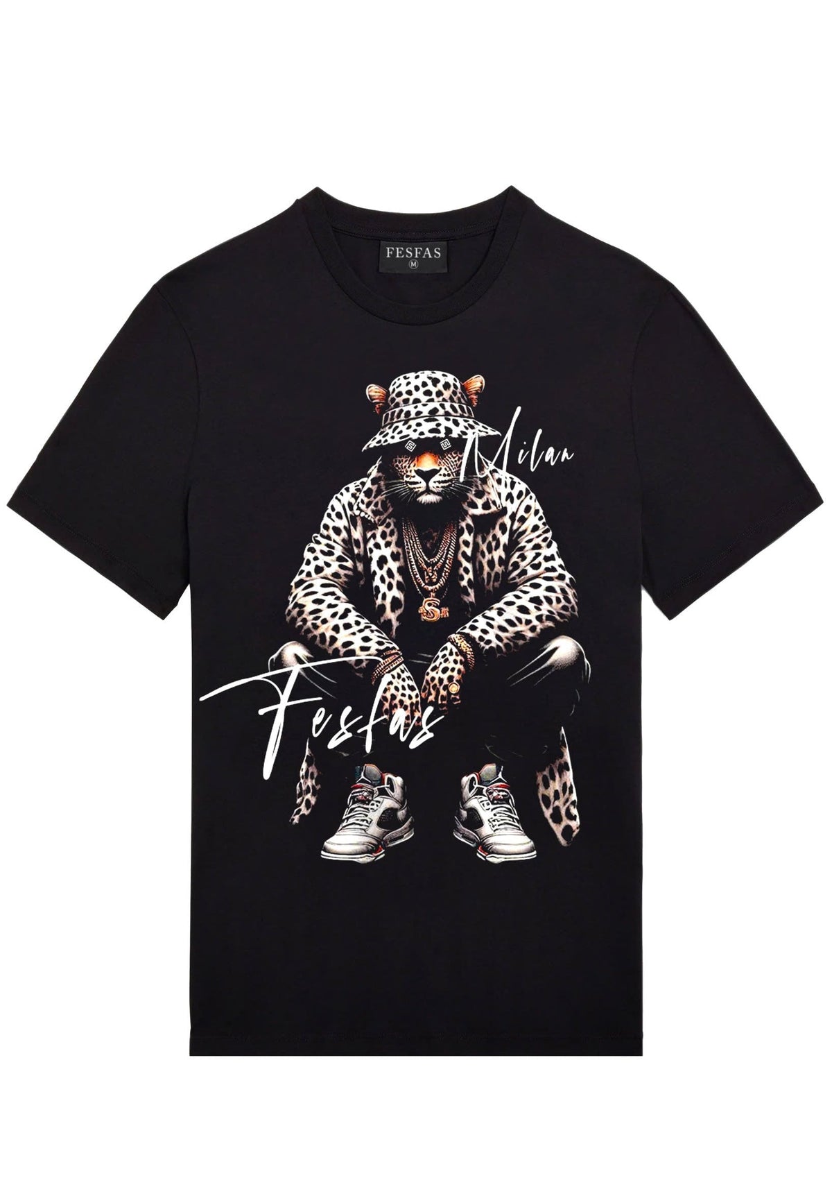 Áo thun FesFas in hình swag báo đốm