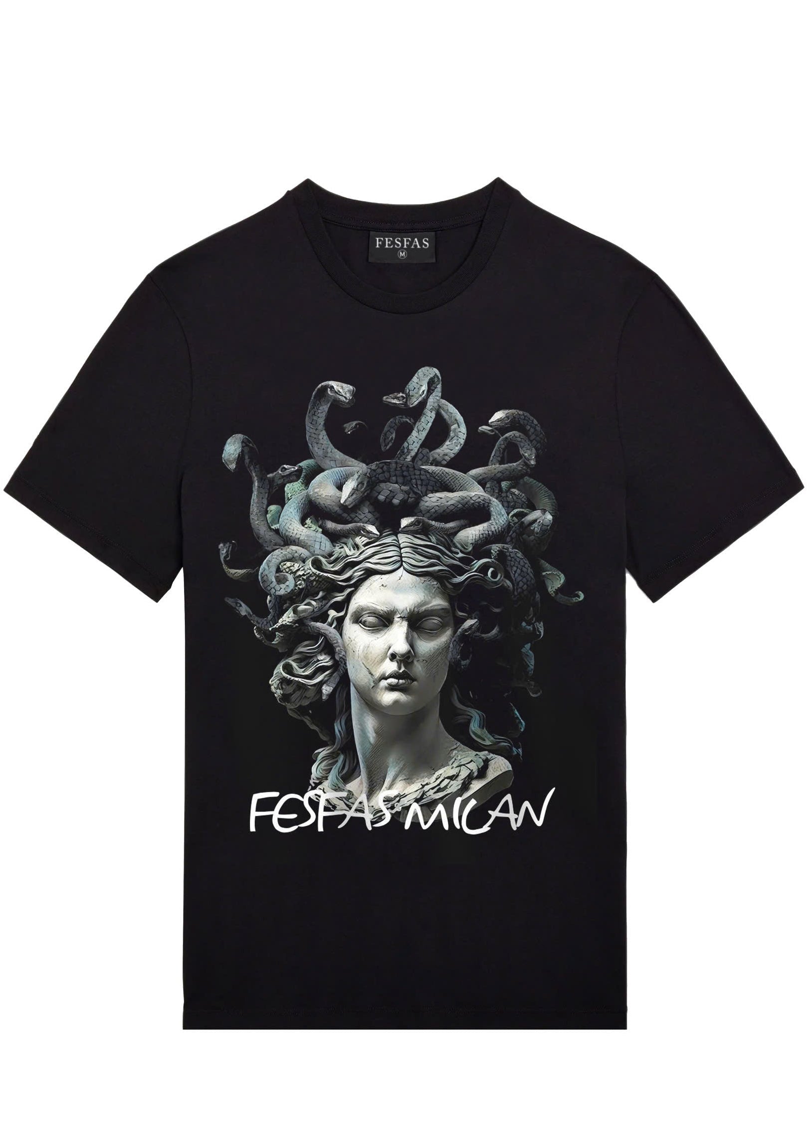 Áo thun FesFas in hình medusa