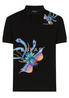 Áo polo FesFas in hình công