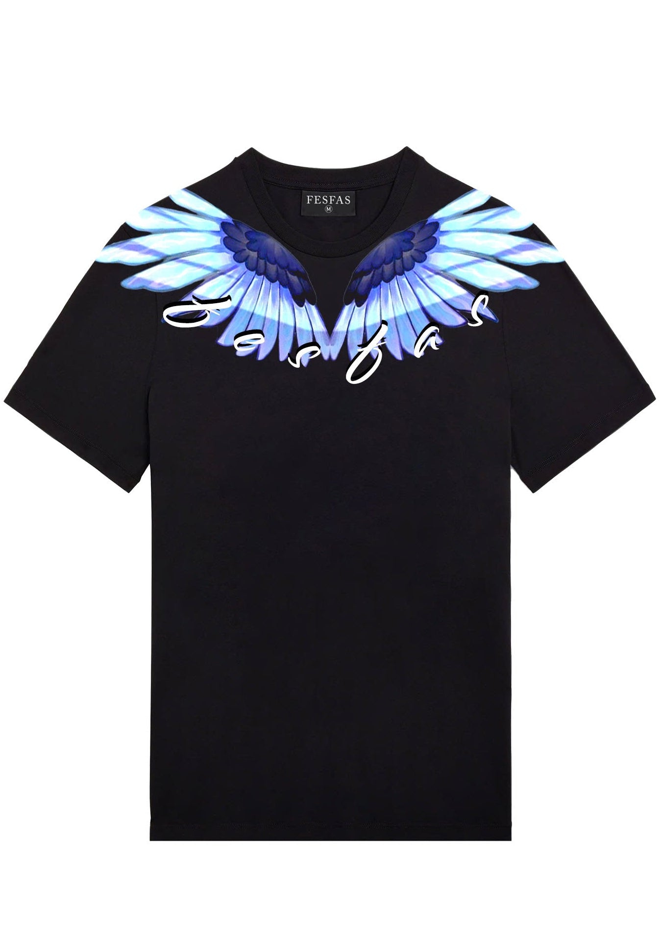 FesFas wings-print | Áo Thun | Nam | Màu Đen