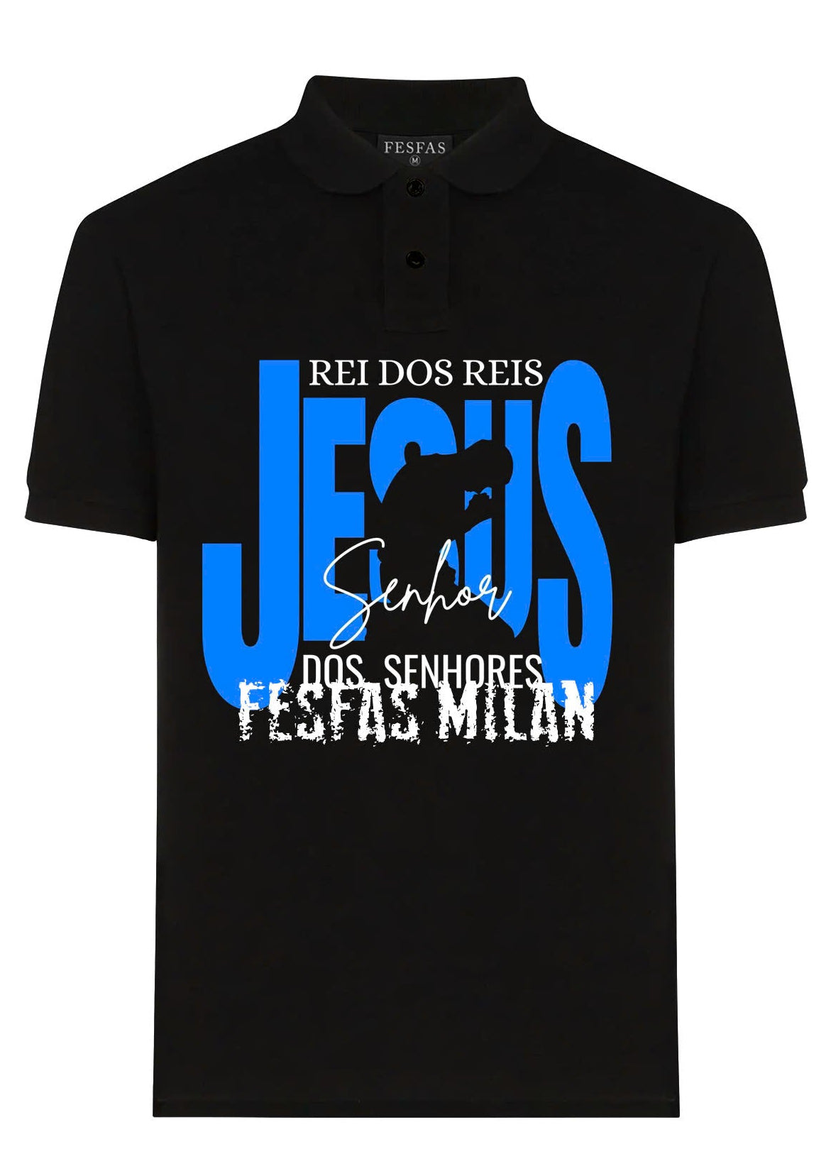 Áo polo FesFas in hình jesus