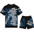 FesFas graphic-print | Bộ T-Shirt | Nam | Màu Đen