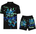 FesFas Hologram-print | Bộ Polo | Nam | Màu Đen