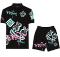 FesFas Hologram-print | Bộ Polo | Nam | Màu Đen