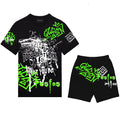 FesFas graphic-print | Bộ T-Shirt | Nam | Màu Đen