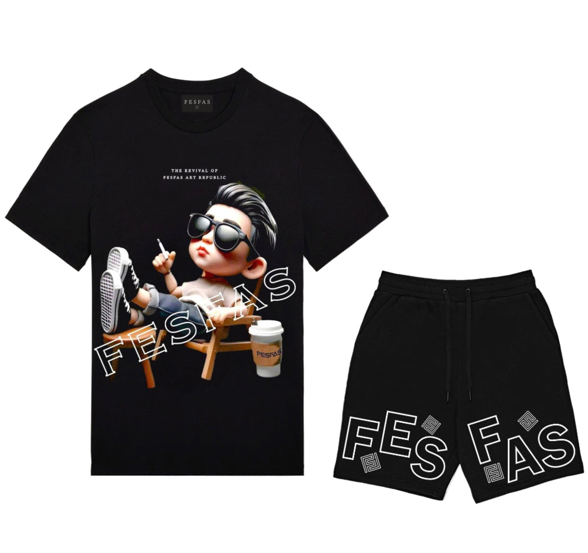 Áo thun FesFas in hình chàng trai