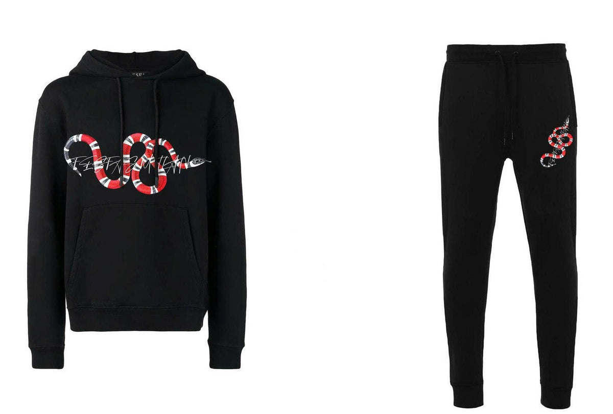 Bộ hoodie FesFas in hình rắn