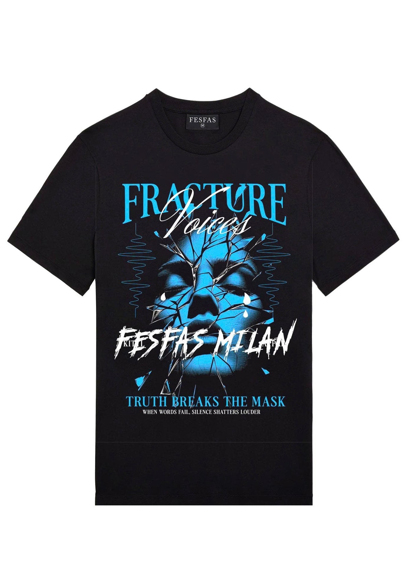 FesFas graphic-print | Áo Thun | Nam | Màu Đen