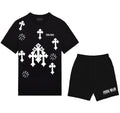 Bộ áo thun và quần short FesFas in hình thánh giá