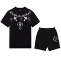 Bộ áo thun và quần short FesFas in hình thánh giá