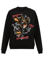 Áo nỉ cổ tròn FesFas in hình cerberus