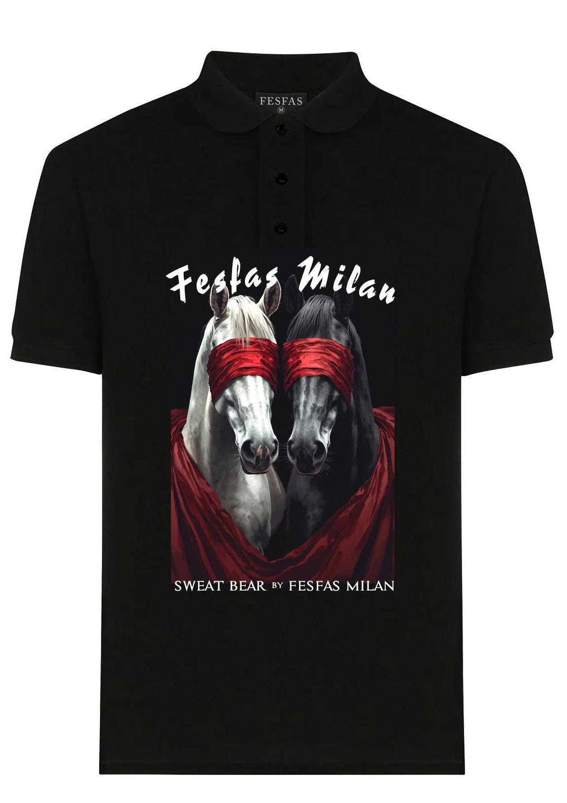 Áo polo FesFas in hình ngựa