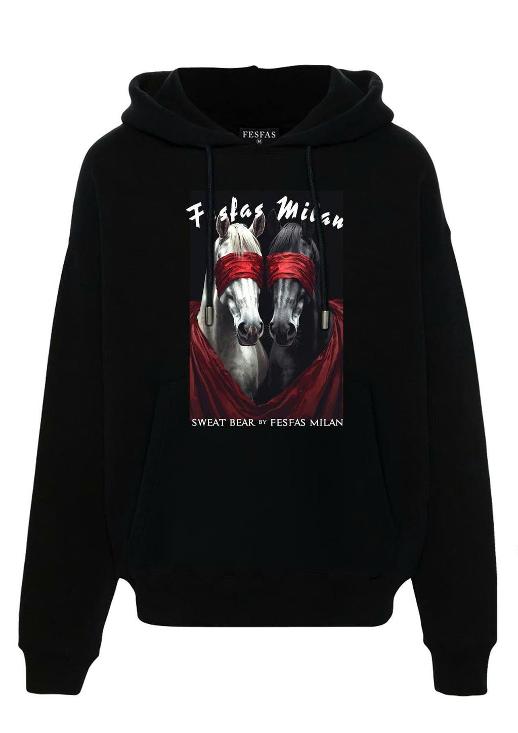 Áo hoodie FesFas in hình ngựa