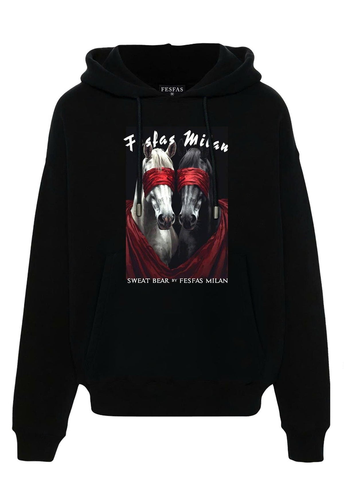 Áo hoodie FesFas in hình ngựa