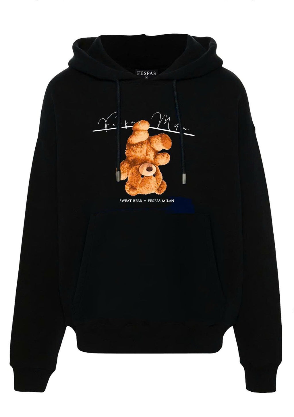 Áo hoodie FesFas in hình teddy gấu