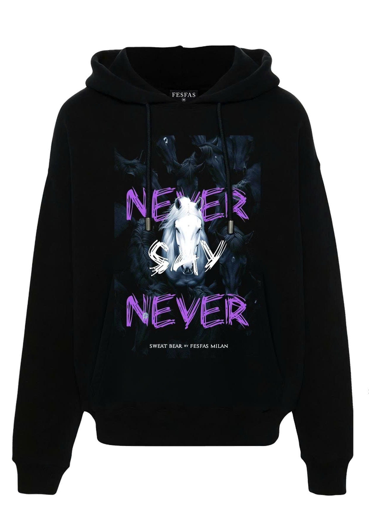 Áo hoodie FesFas in hình ngựa