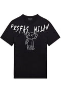 FesFas cartoon-print | Áo Thun | Nam | Màu Đen