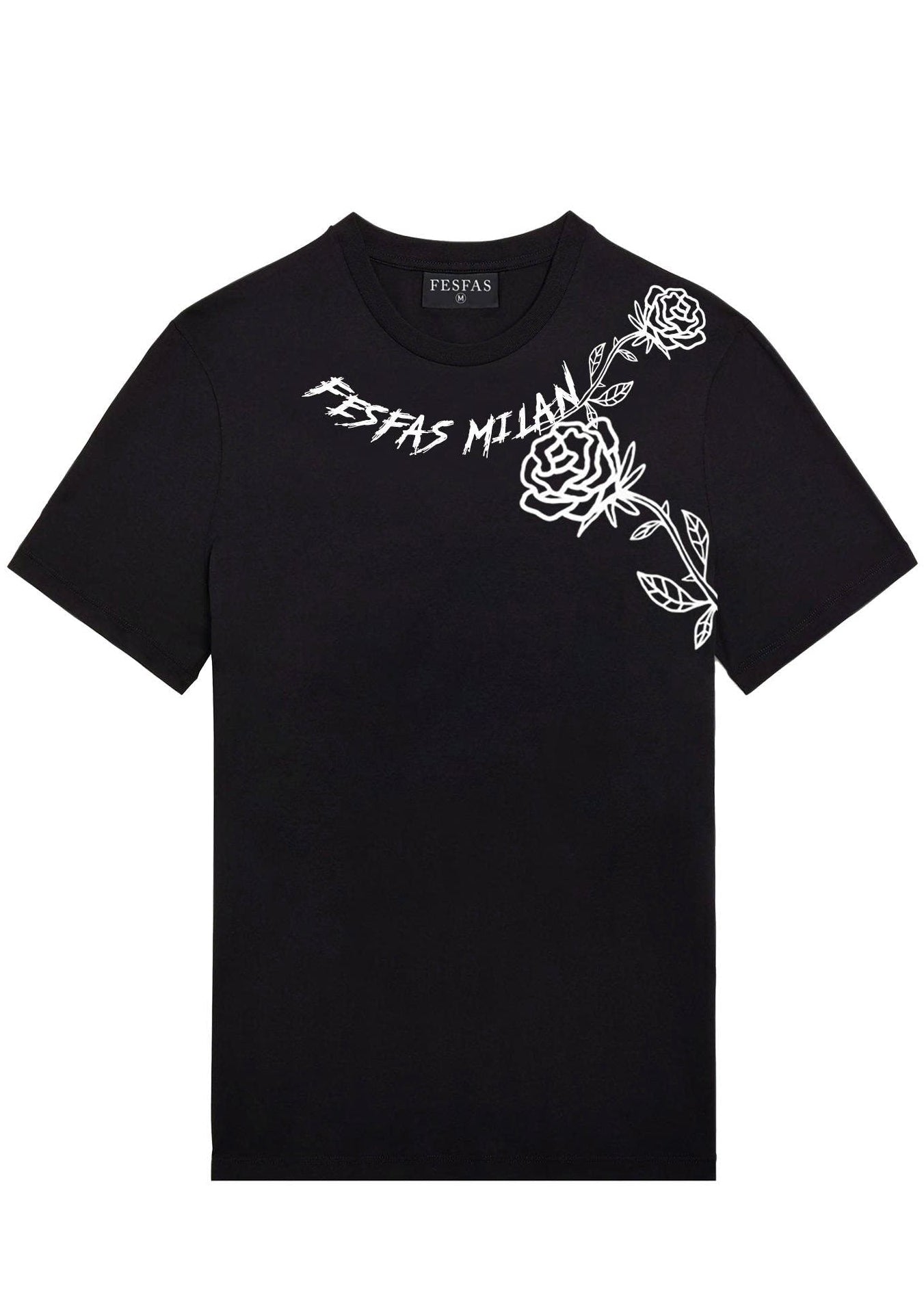 FesFas graphic-print | Áo Thun | Nam | Màu Đen