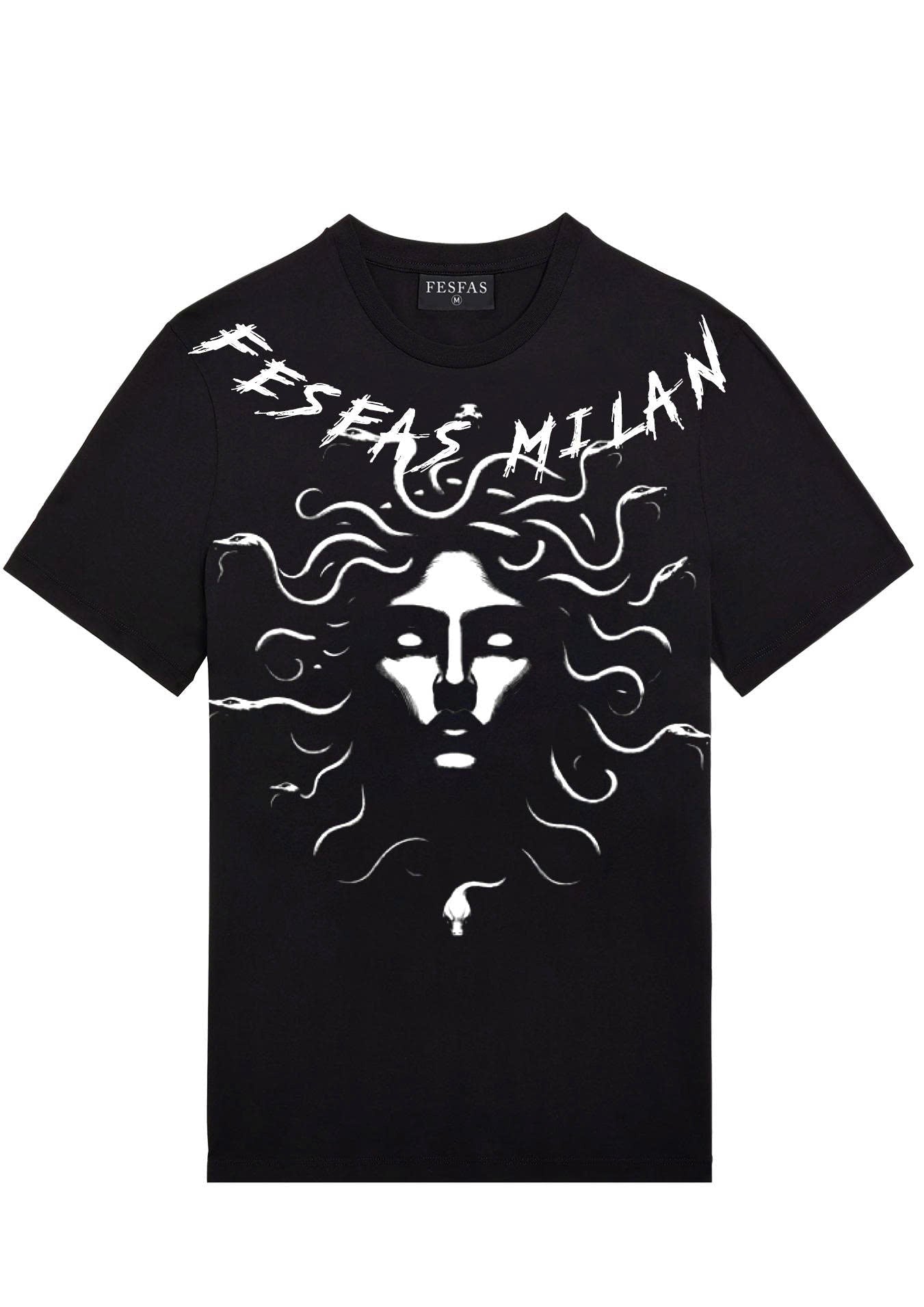 FesFas medusa-print | Áo Thun | Nam | Màu Đen