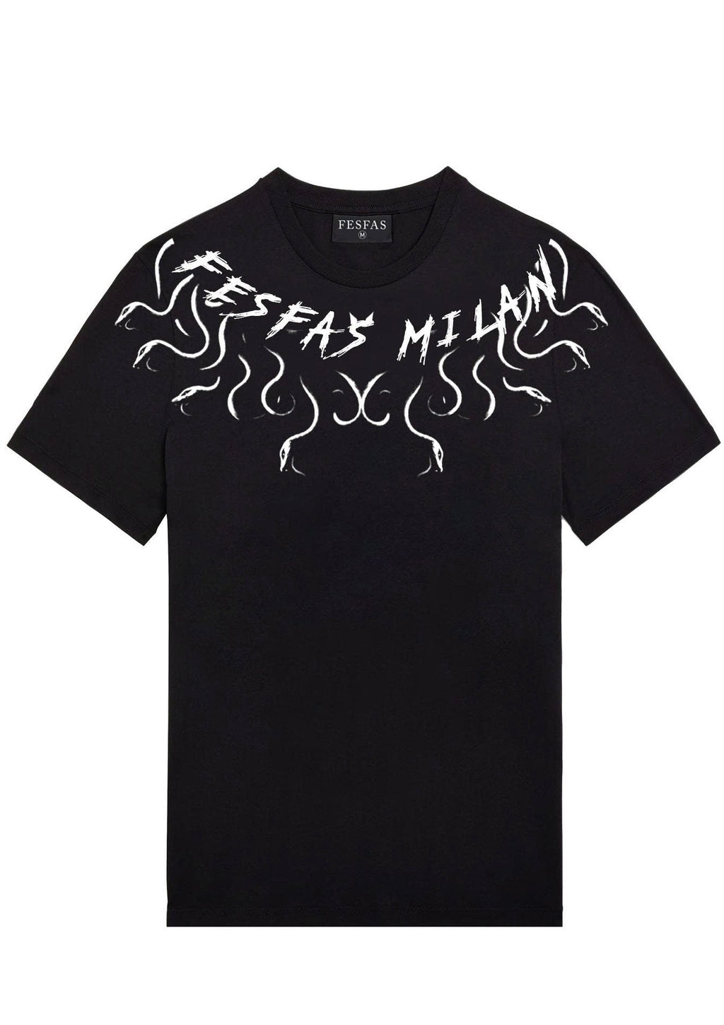 FesFas graphic-print | Áo Thun | Nam | Màu Đen