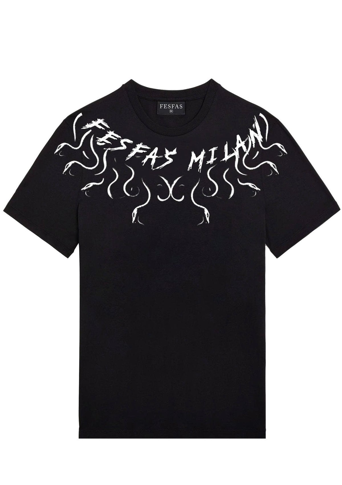 FesFas graphic-print | Áo Thun | Nam | Màu Đen