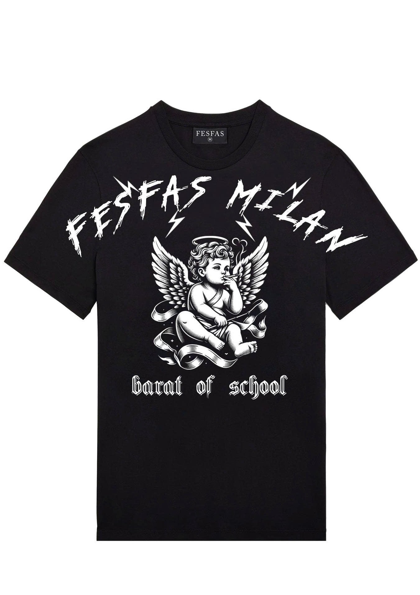FesFas graphic-print | Áo Thun | Nam | Màu Đen
